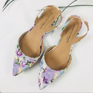 Christian Soriano lavender floral flats-Payless
